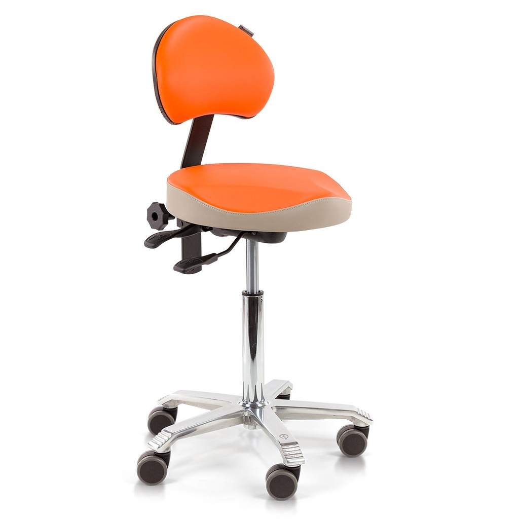 Score Medical 6311 ergo shape werkstoel (K05 Black, Vaste zithoek)