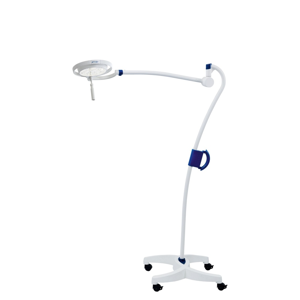 Dr. Mach LED 120F onderzoekslamp, statiefmodel op 4-voets SWING statief