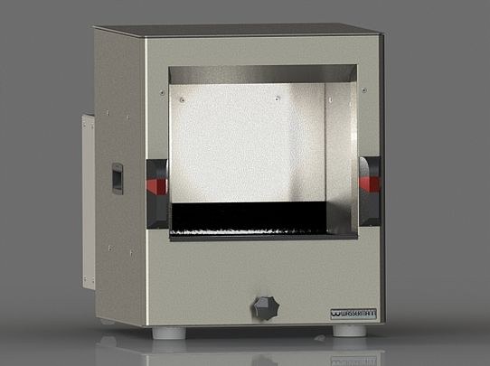 Wassermann Wasi-Steam Box werkcabine met geïntegreerde afzuiging, RVS wit