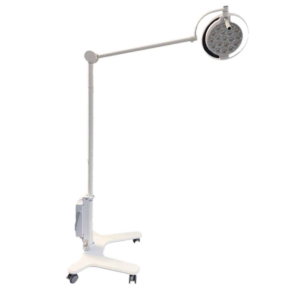 Dr. Mach LED 130F onderzoekslamp, batterijstatief op 4-voets statief
