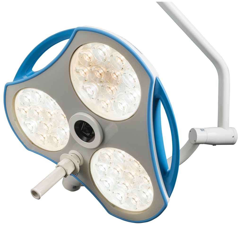 Dr. Mach LED 300MC operatielamp, plafondmodel met centrale veerarm, plafondhoogte onder 2,80 m