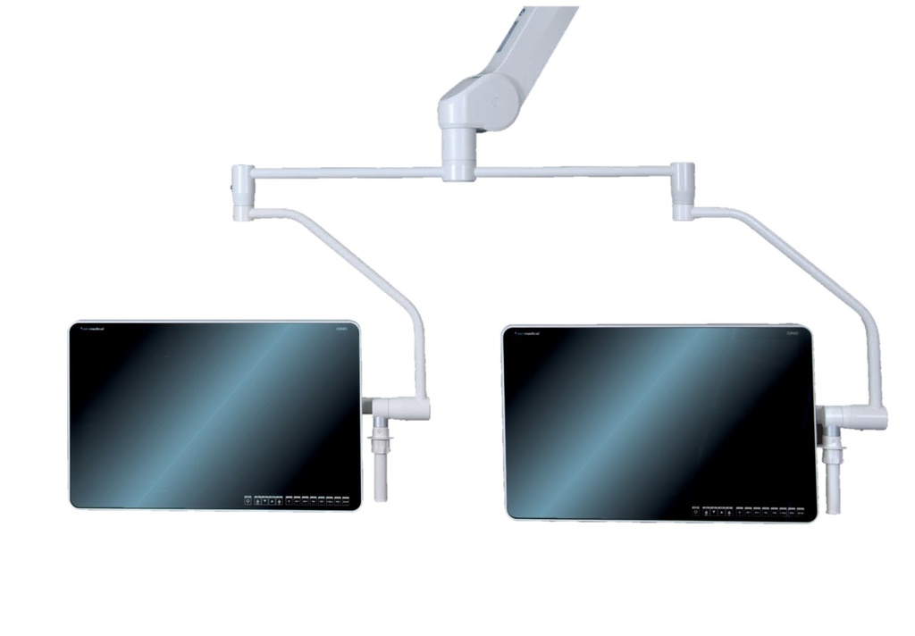 [9031006150] Dr. Mach tandem-monitordrager, plafondmodel voor twee TFT-monitoren tot 24 inch