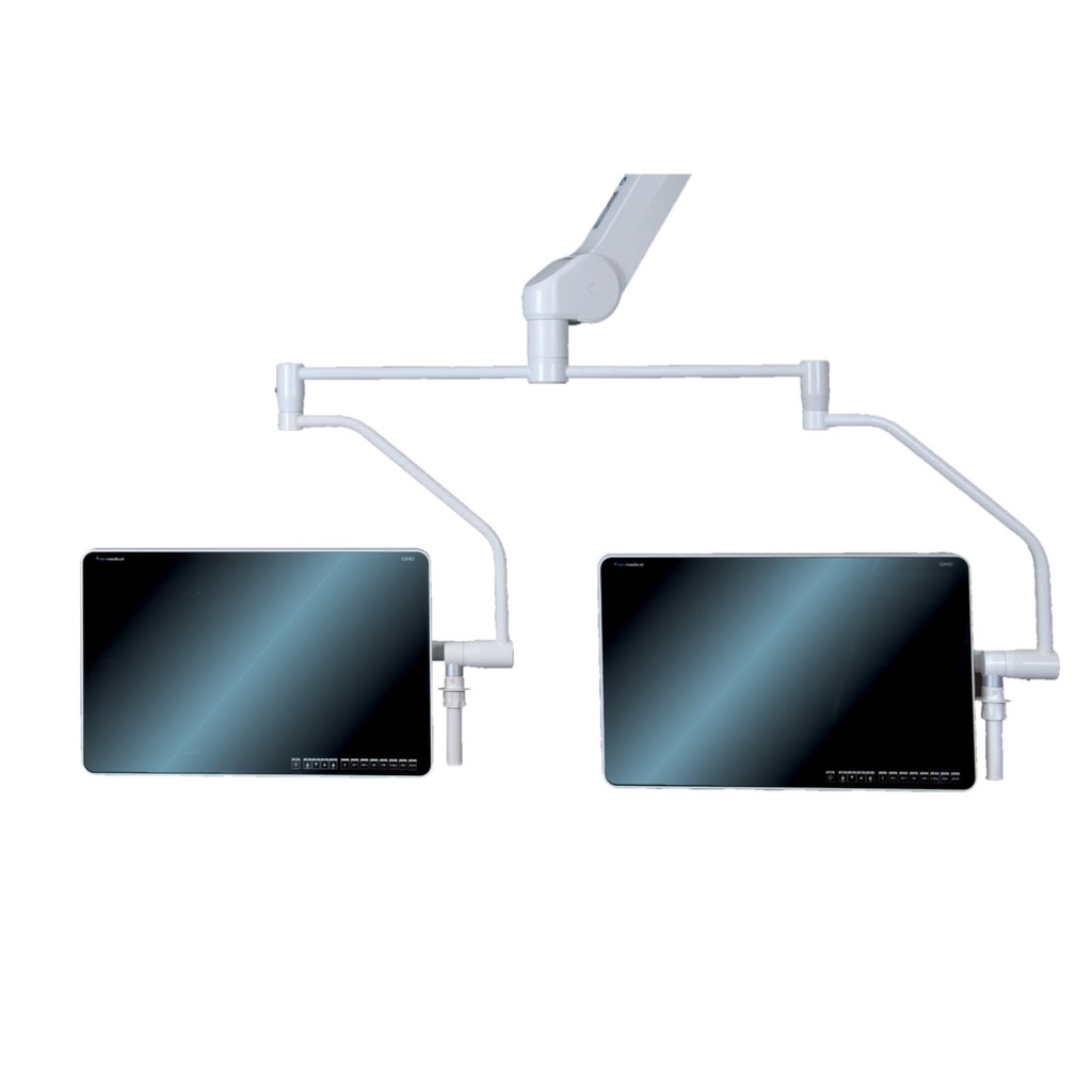 Dr. Mach tandem-monitordrager, plafondmodel voor twee TFT-monitoren tot 24 inch