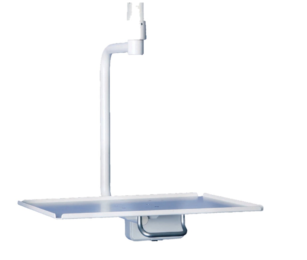 [9021007030] Dr. Mach instrumentendrager met draagarm en instrumententafel, wandmodel
