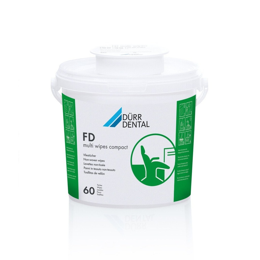 [DRRDENTA-CEF358K0150] FD Multi Wipes Compact Non-Woven Wipes - container w/ 60 wipes