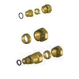BDT UniFlex klemringverbinder 12 mm voor koper- en PE-X-buis