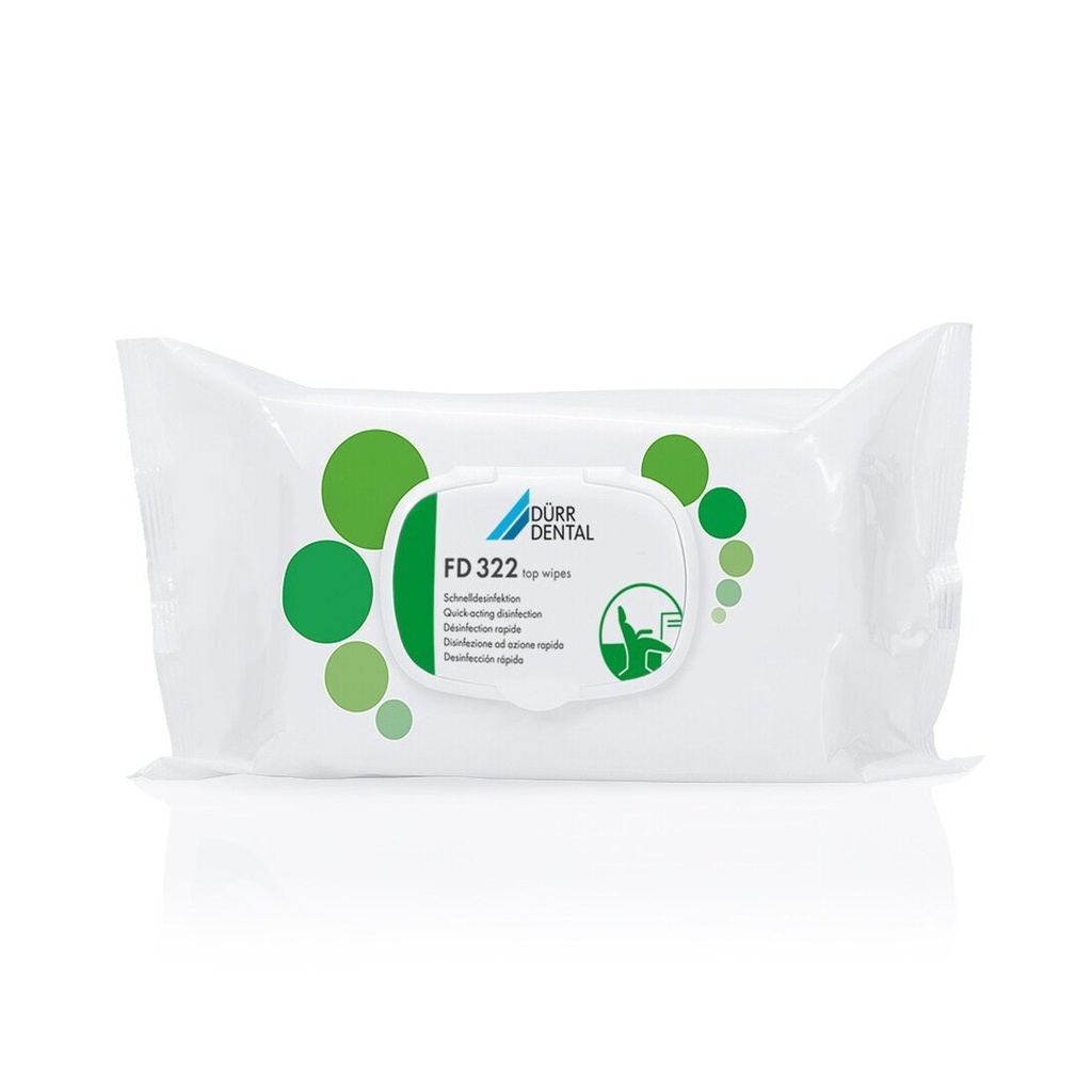 [DRRDENTA-CDF322F0450] FD 322 Top Wipes - bag w/ 50 wipes INT