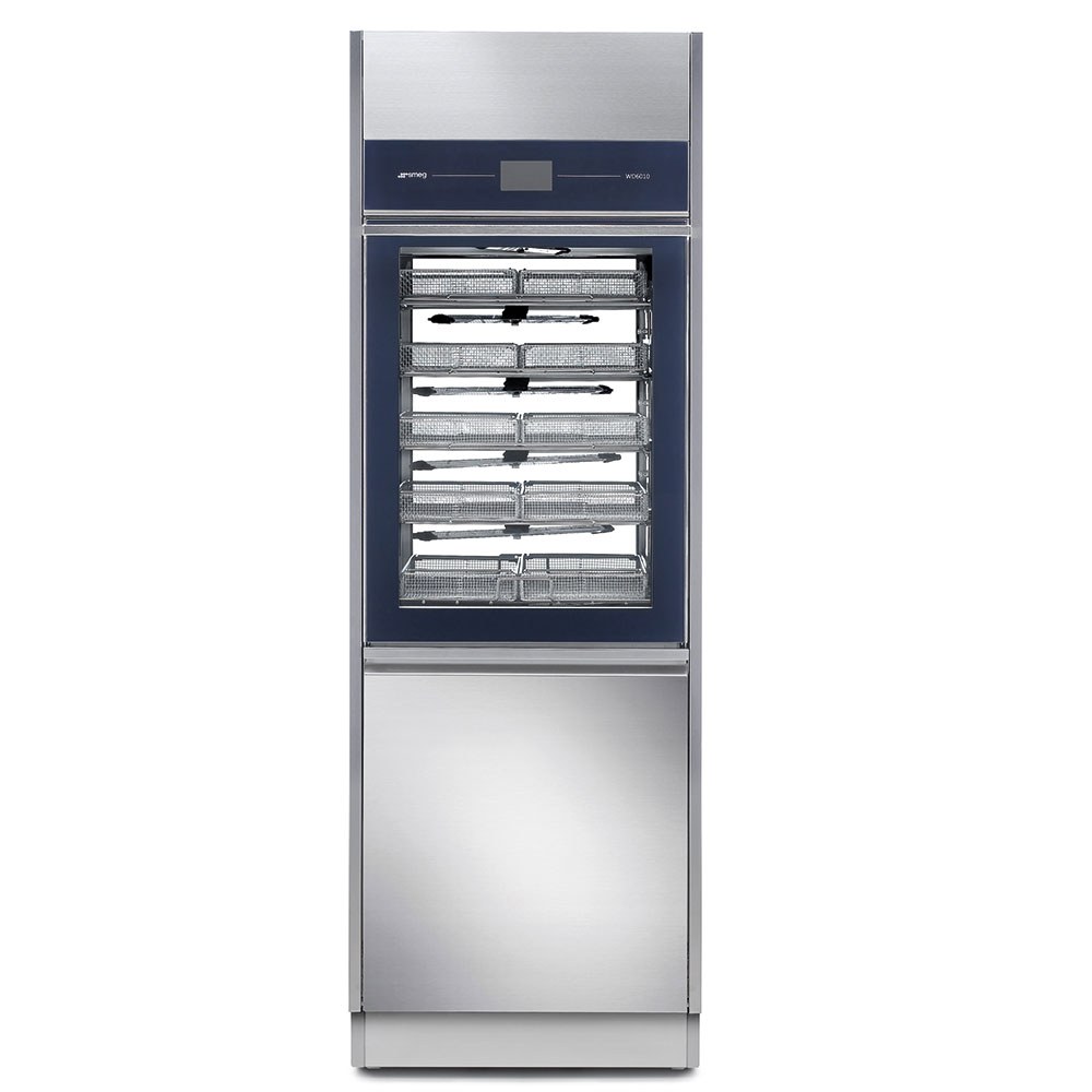 Smeg WD6010T thermodesinfector dubbeldeurs voor 12 DIN-korven met snelprogramma's