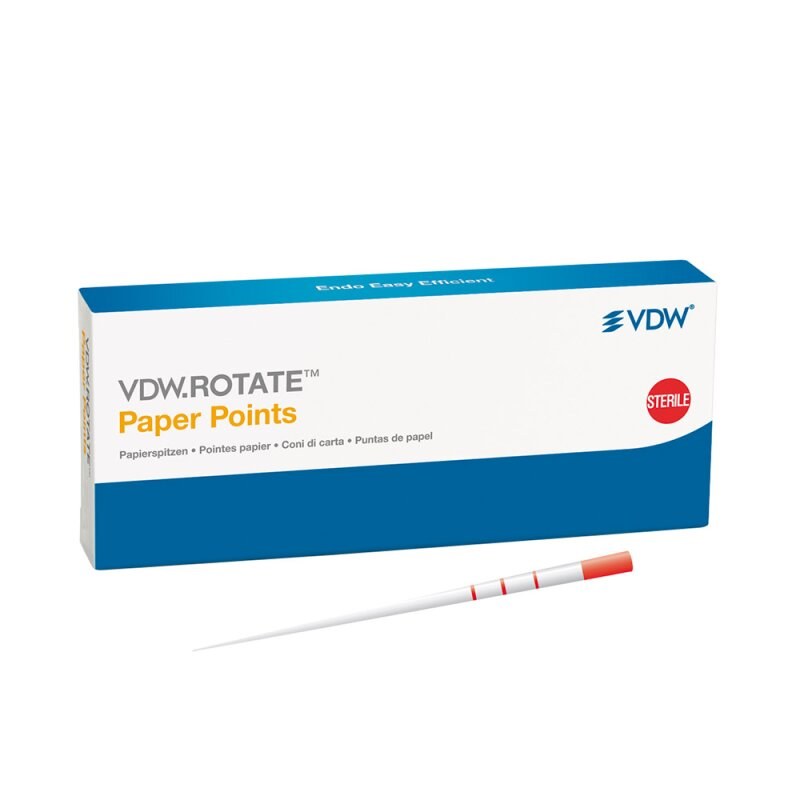 VDW Rotate papierpunten, ISO 25, taper .04