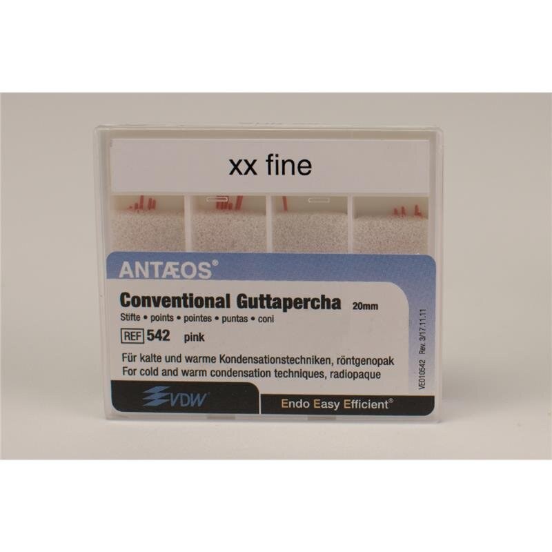 [V010542020431] VDW 542 guttaperchastiften, XXF, roze