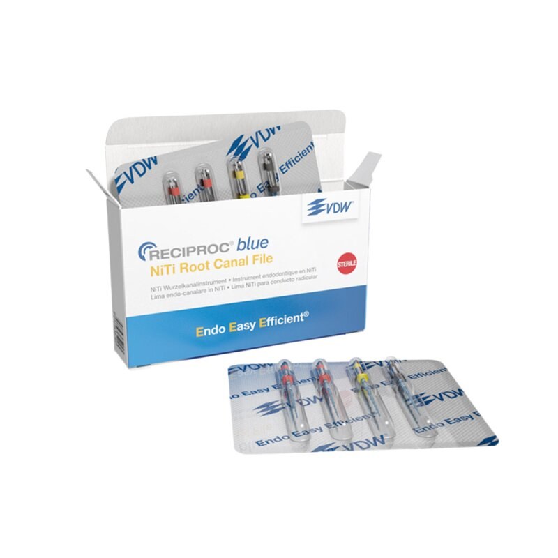[V040252021025] VDW Reciproc blue vijl, R25, 21 mm, 6 stuks