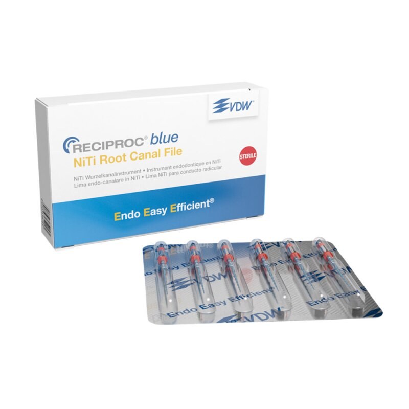 [V040252021040] VDW Reciproc blue vijl, R40, 21 mm, 6 stuks