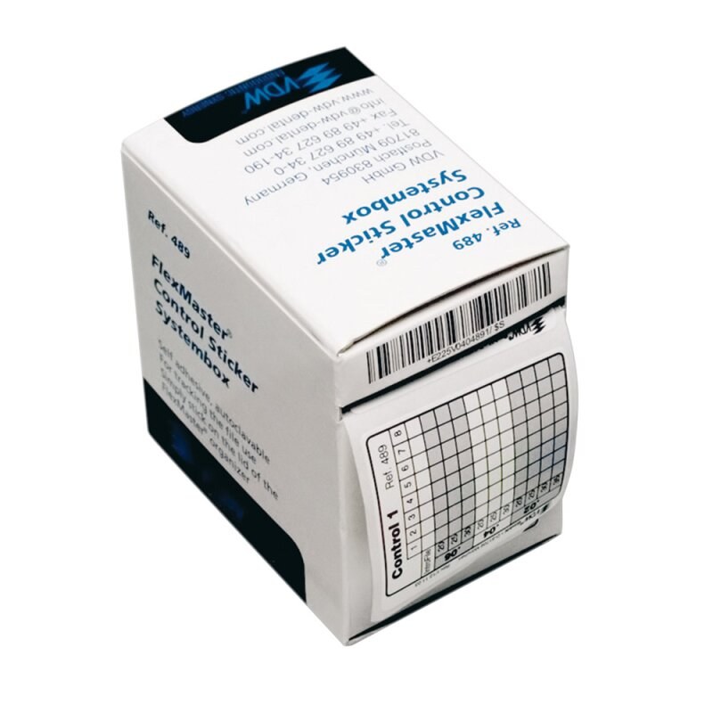VDW FlexMaster control sticker, voor SystemBox, 489