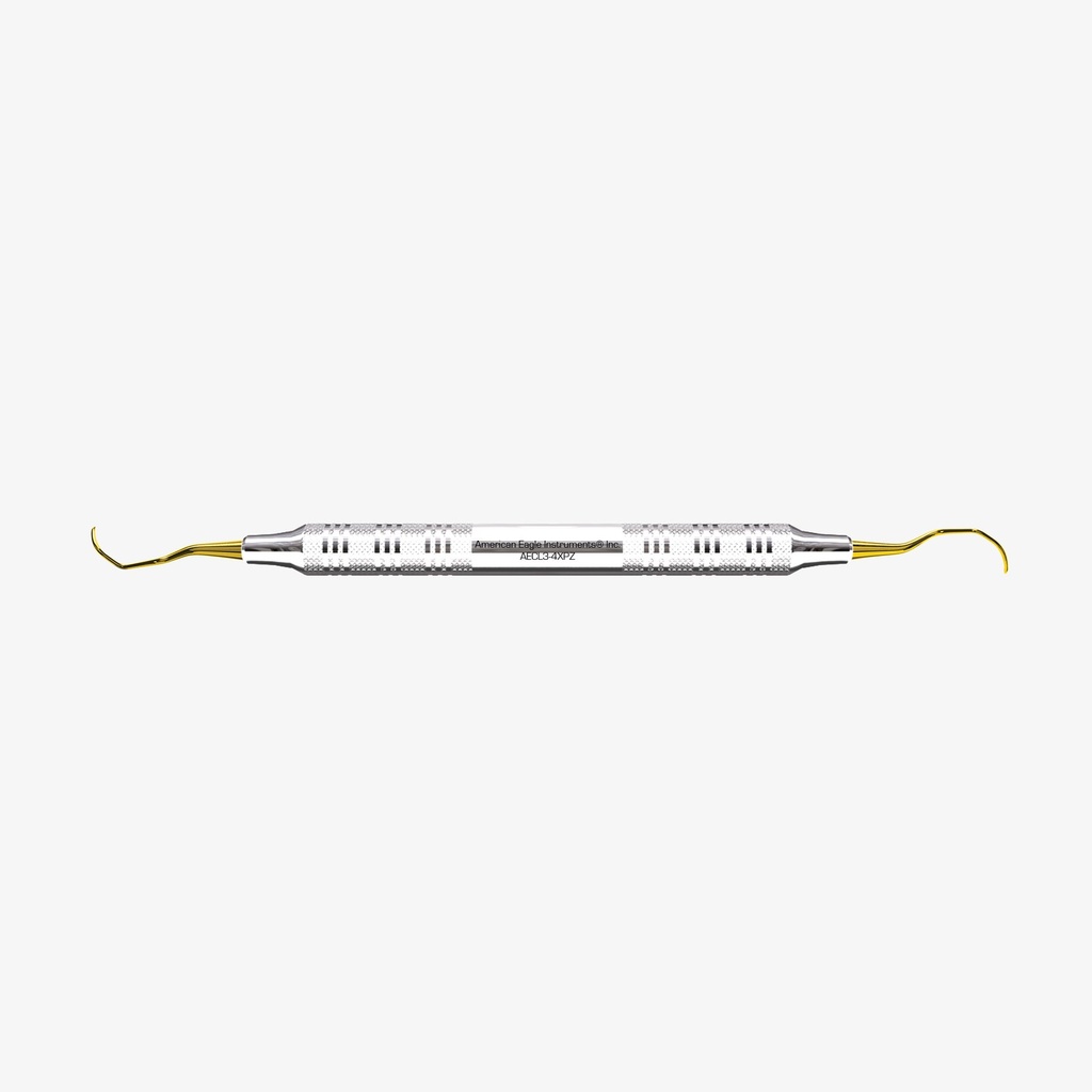 [AECL3-4XPZ] American Eagle universele curette Langer 3-4, posterior, mesiaal/distaal, XP², RVS greep