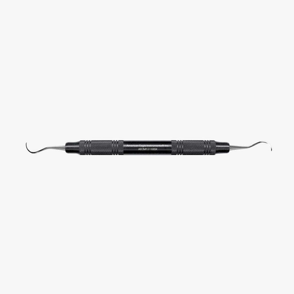 American Eagle universele curette McCall 17-18S, posterior, Talon Tough, EagleLite-greep