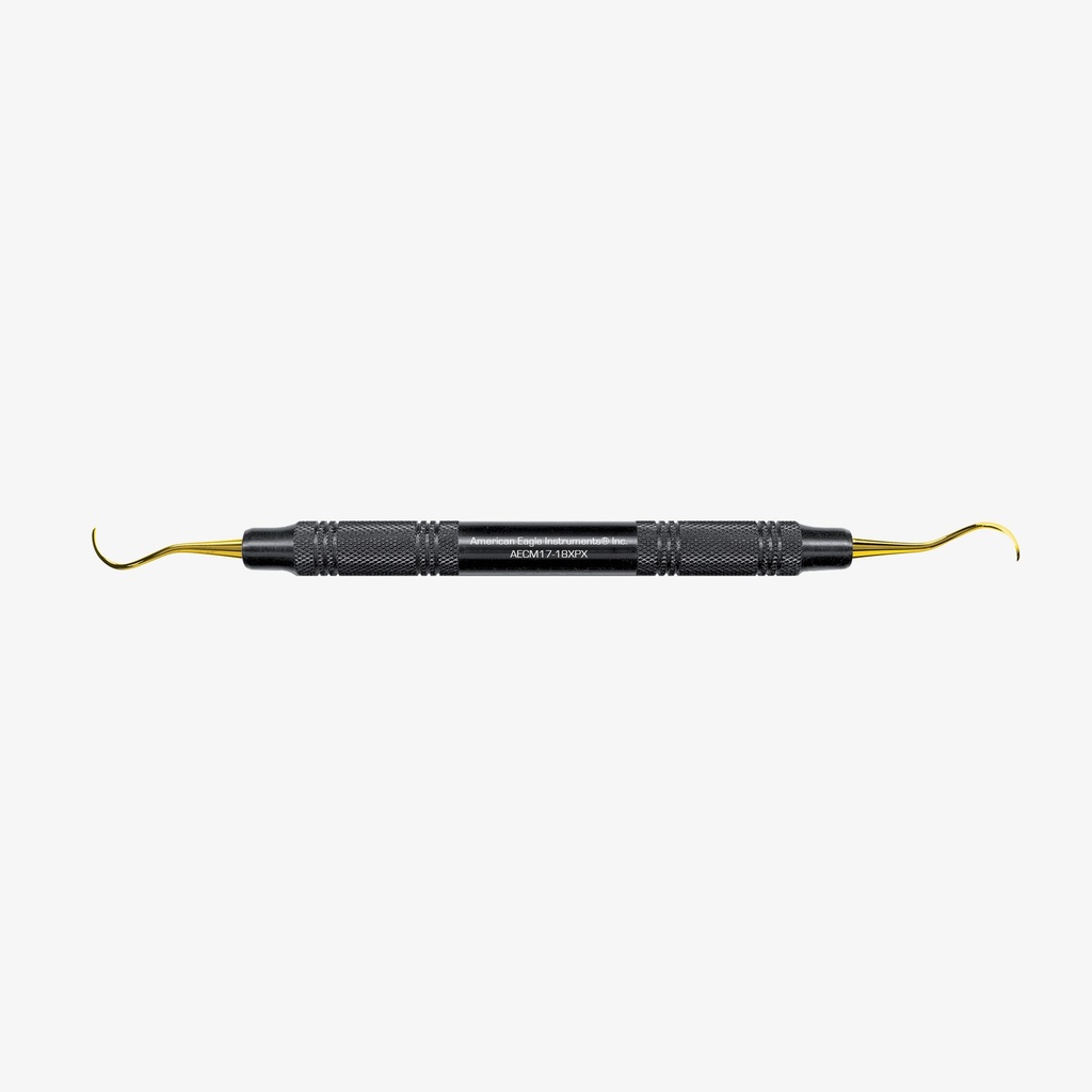 American Eagle universele curette McCall 17-18, breed blad, molaren, XP², EagleLite-greep