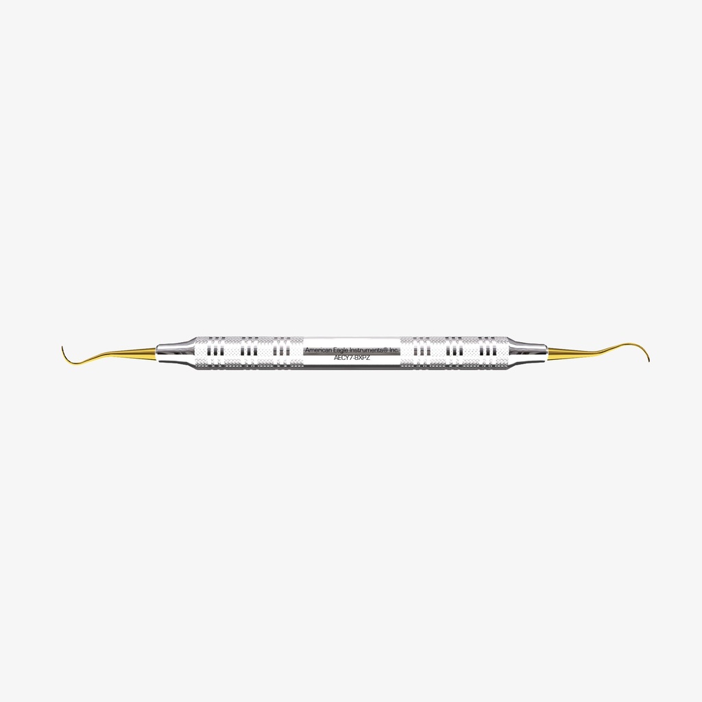 [AECY7-8XPZ] American Eagle universele curette Younger Good 7-8, klein gebogen blade, XP², RVS greep