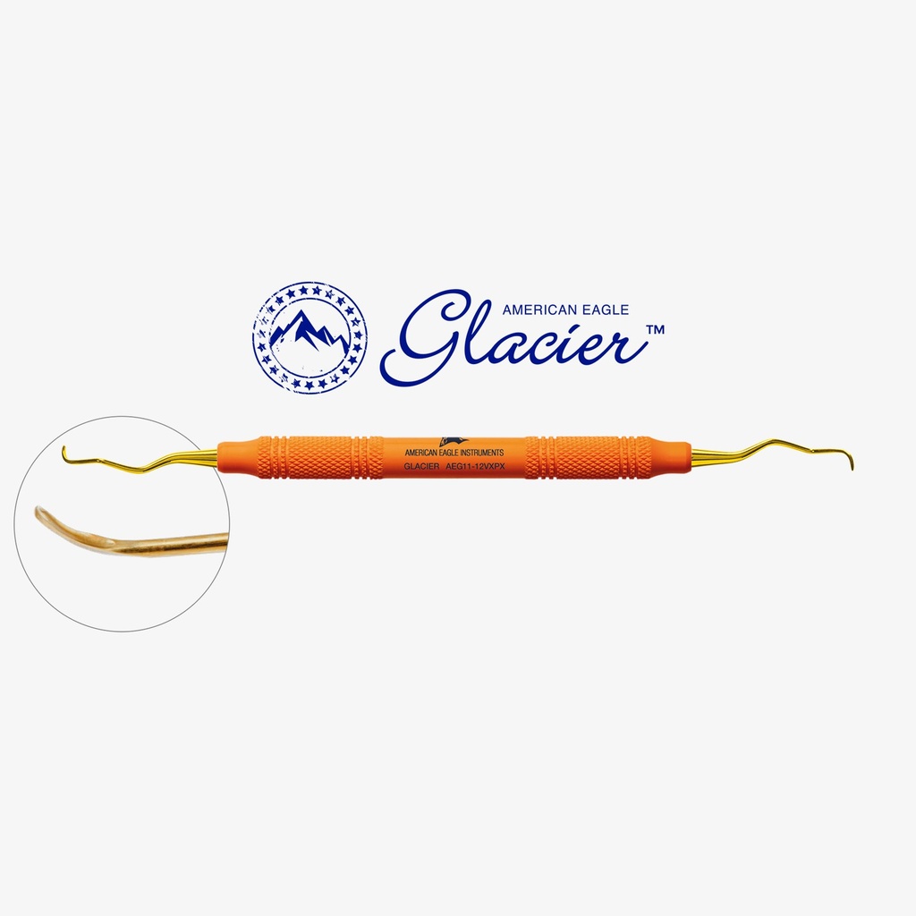 [AEG11-12VXPX] American Eagle GlacierTM 11-12 Gracey-curette, standard, mesiaal, XP2 TechnologyTM