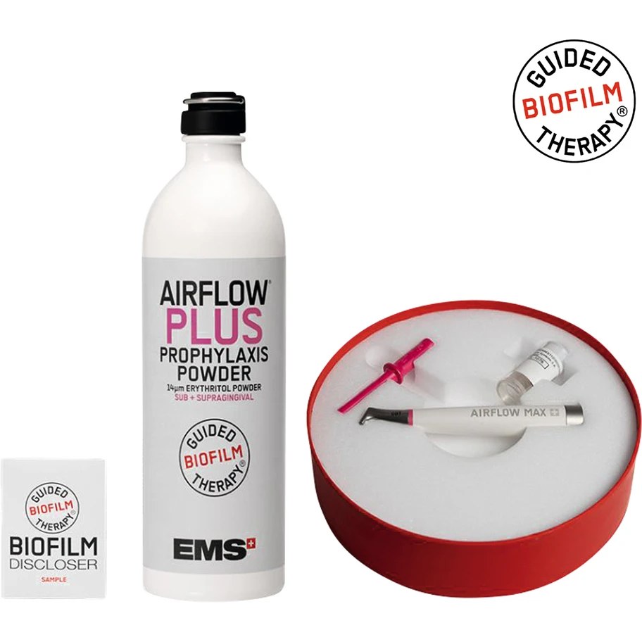 EMS AIRFLOW MAX Introduction Kit Smart FS-475, handstukset met PLUS-poeder
