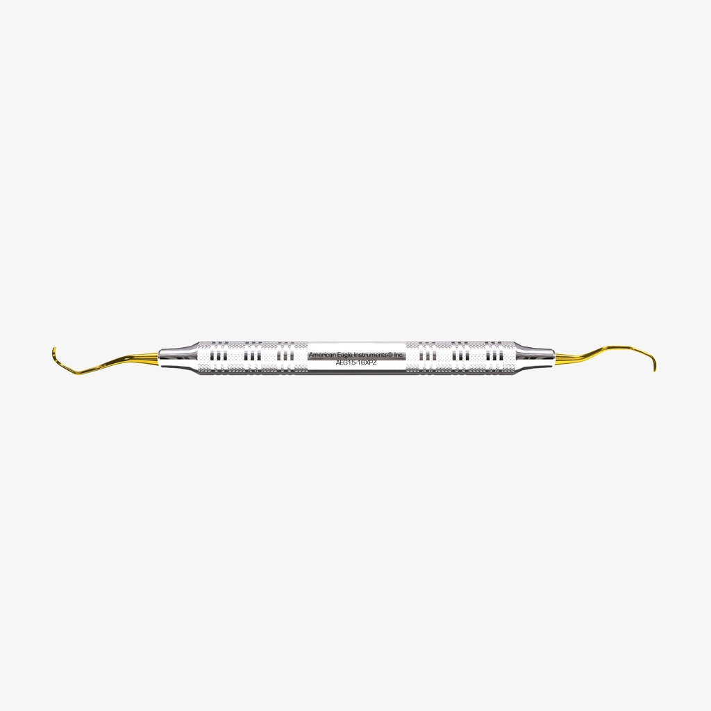 [AEG15-16XPZ] American Eagle Gracey-curette 15-16, posterior, mesiaal, XP² sharpen-free, RVS handgreep