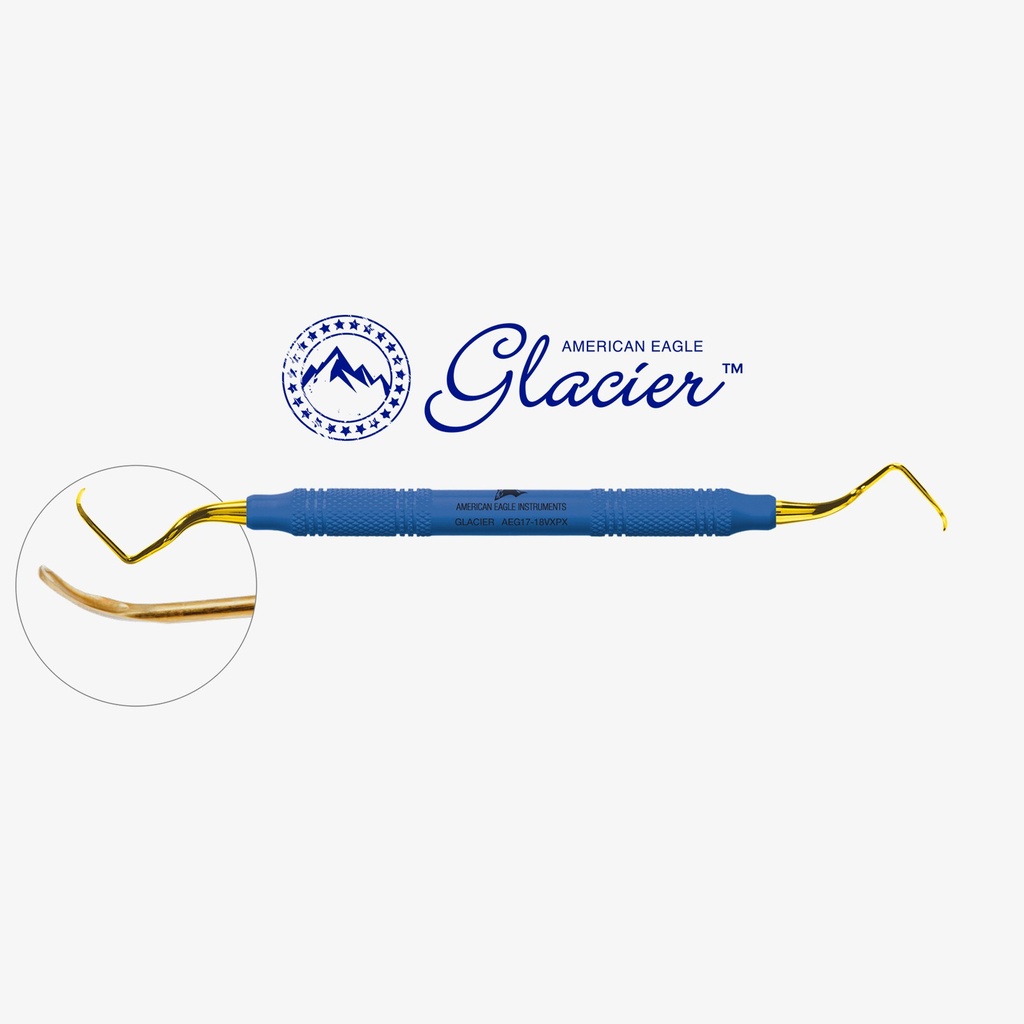 [AEG17-18VXPX] American Eagle Glacier Gracey-curette 17-18, posterior, distaal, XP², EagleLite-handgreep