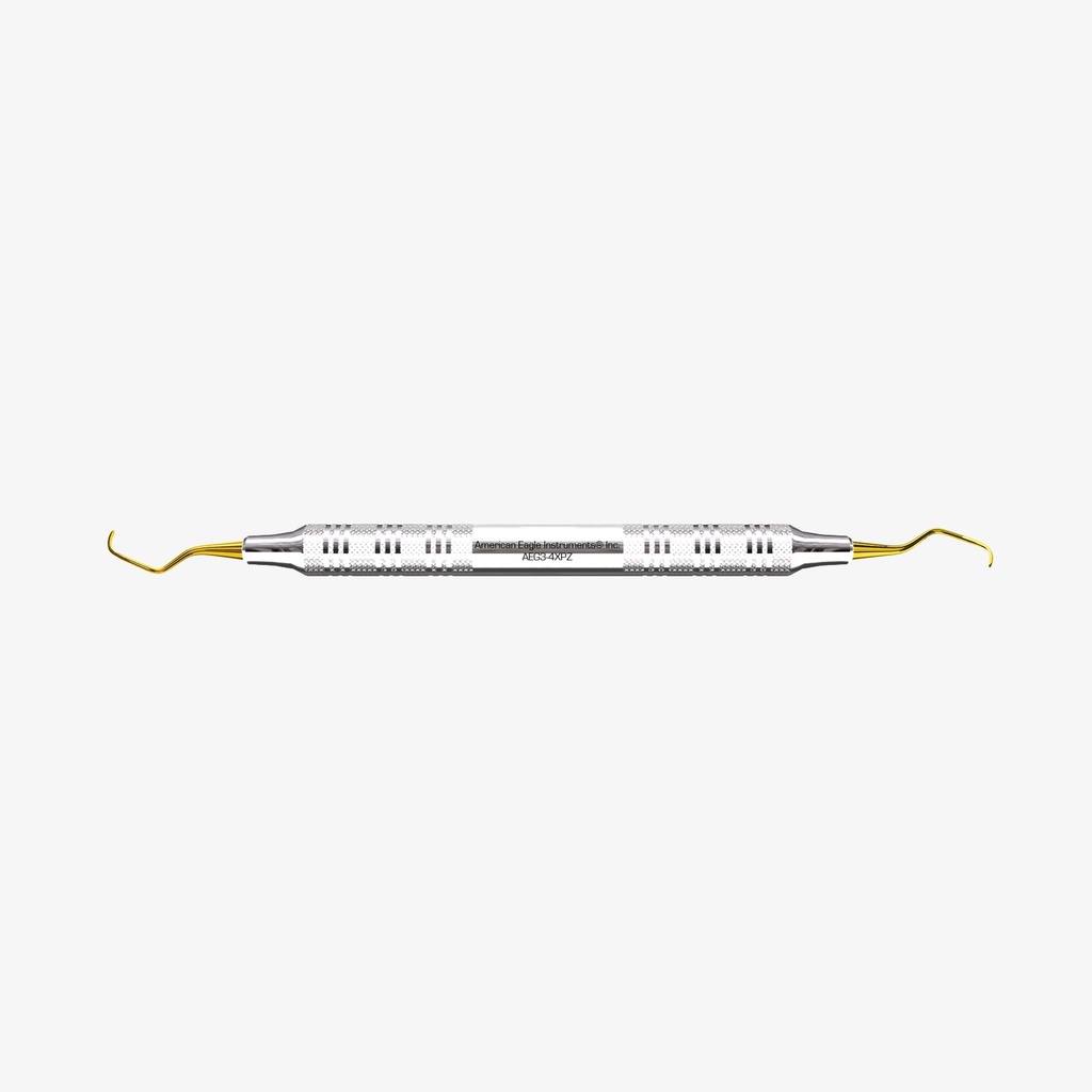 [AEG3-4XPZ] American Eagle Gracey-curette 3-4, anterior, XP² sharpen-free, RVS handgreep