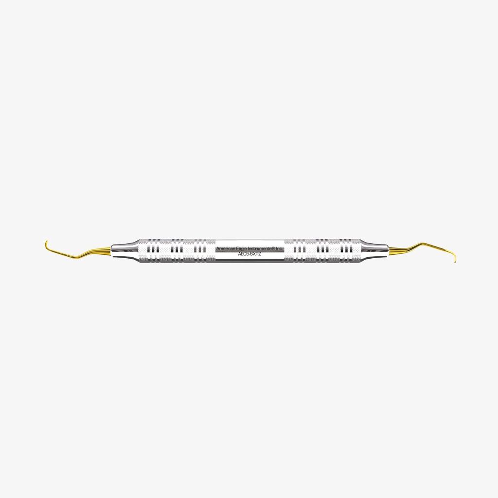 American Eagle Gracey-curette 5-6, anterior, XP² sharpen-free, RVS handgreep