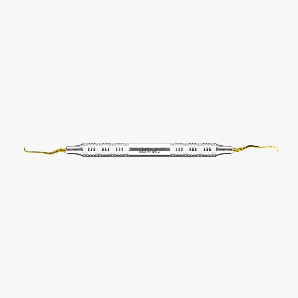 American Eagle Gracey +3 Deep Pocket-curette 11-12, XP² sharpen-free, RVS handgreep