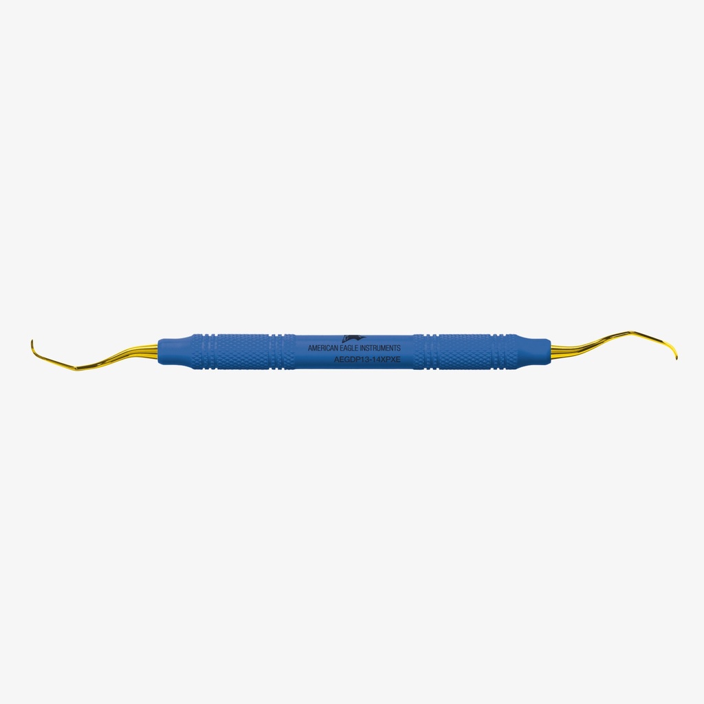 American Eagle Gracey +3 Deep Pocket-curette 13-14, XP² sharpen-free, EagleLite-handgreep