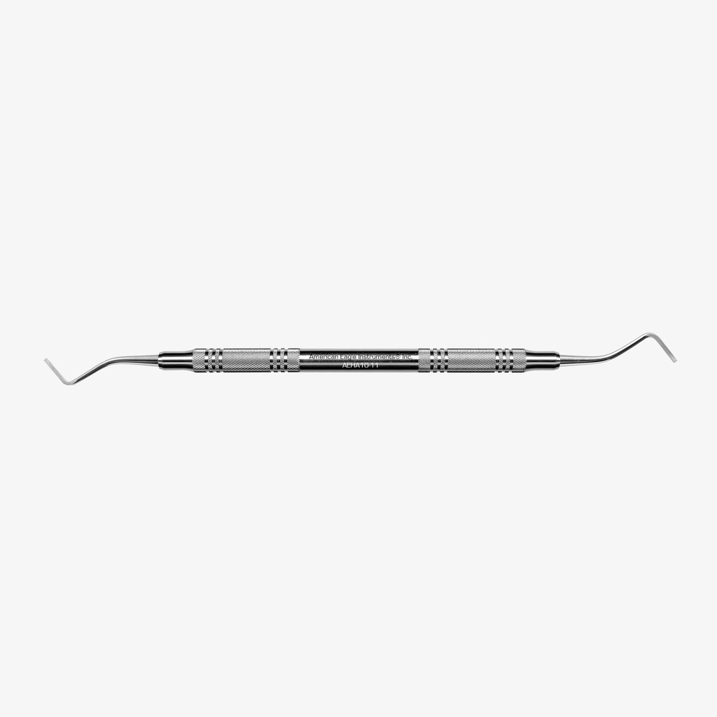 American Eagle glazuurmes 10-11 (15-8-14), RVS handgreep dun