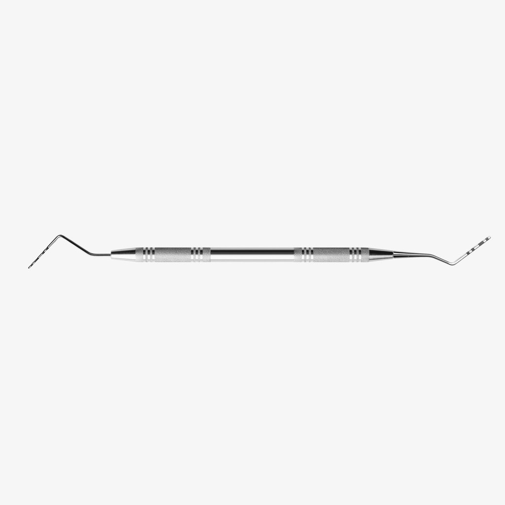 [AEP1-2B] American Eagle pocketsonde Williams 1- Goldman Fox 2, dun, RVS handgreep dun