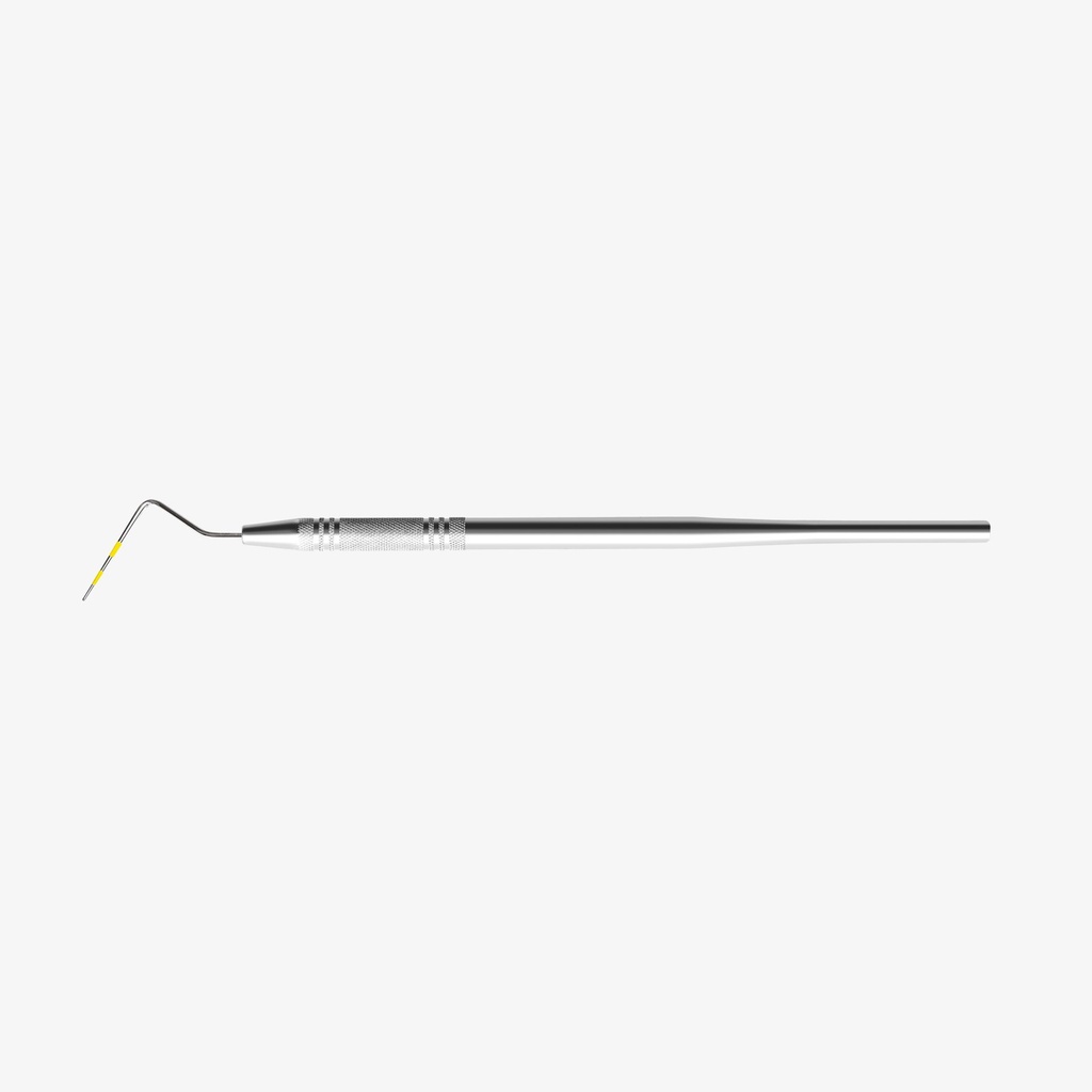 American Eagle pocketsonde 12 (Marquis), gele markering, dun, RVS greep dun, enkelzijdig