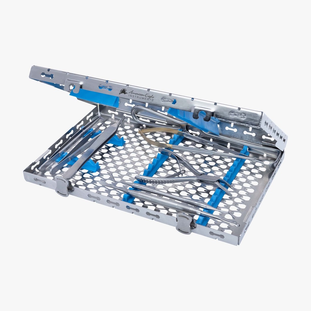 American Eagle GALAXIE chirurgische cassette tot 17 instrumenten