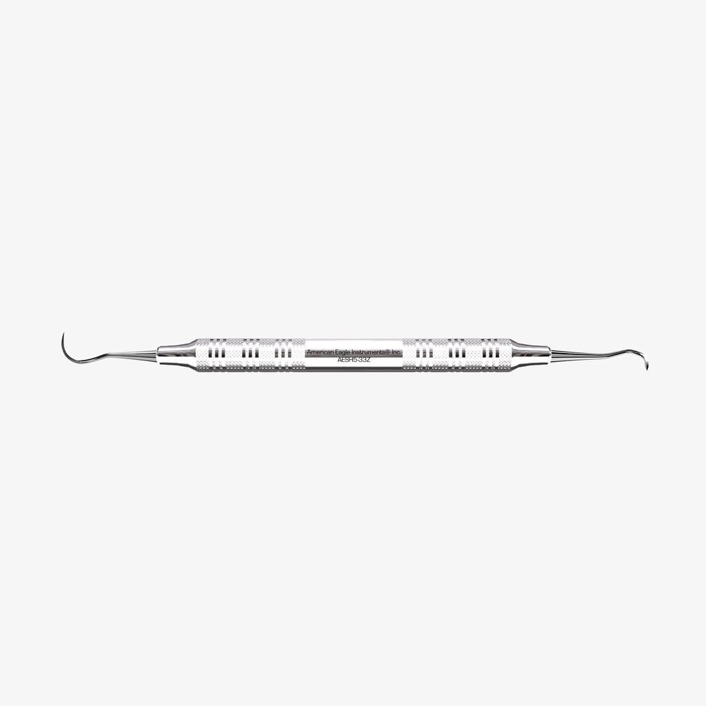 [AESH5-33Z] American Eagle scaler H 5-33, anterior, Talon Tough, RVS handgreep