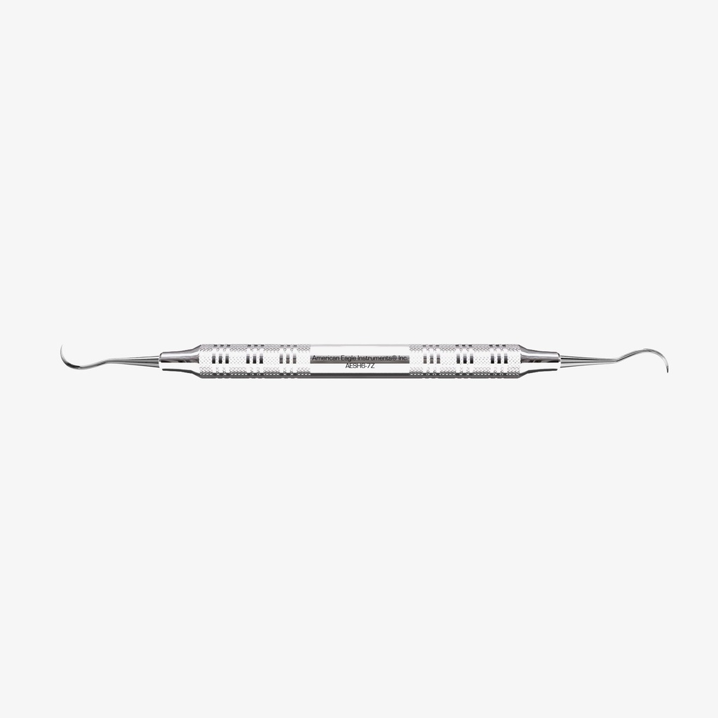 [AESH6-7Z] American Eagle scaler H 6-7, universal, anterior, Talon Tough, RVS handgreep