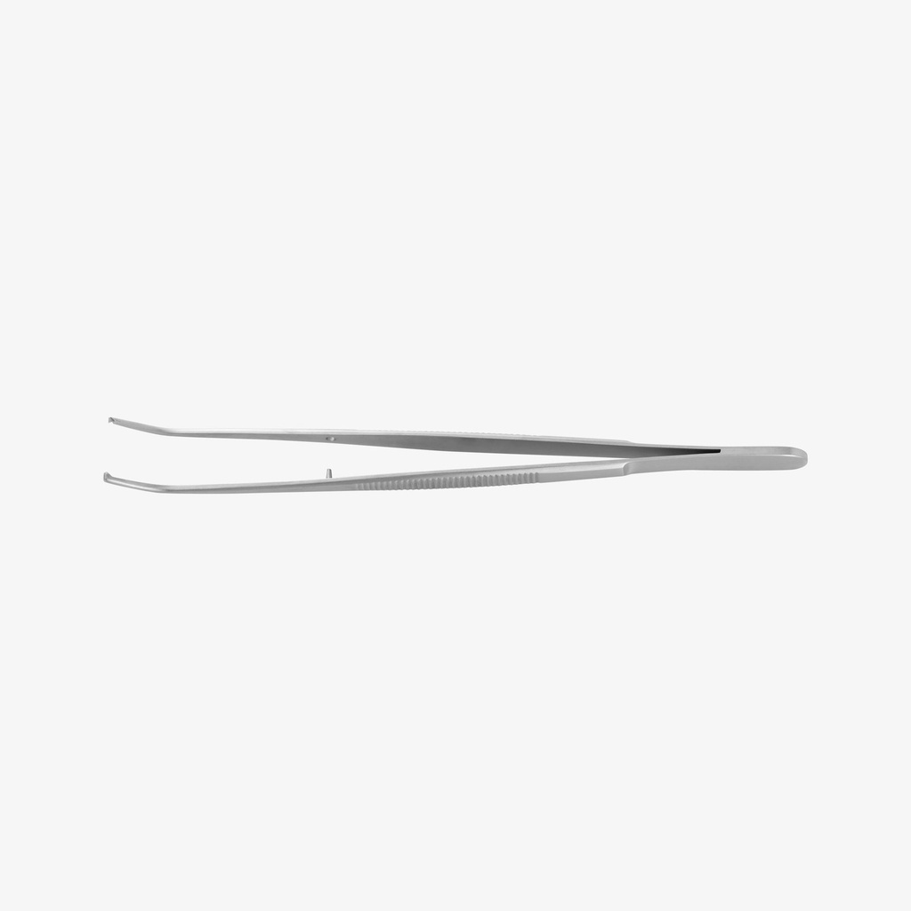American Eagle chirurgisch pincet Semken, 1 × 2 vertanding, gehoekt, 15 cm