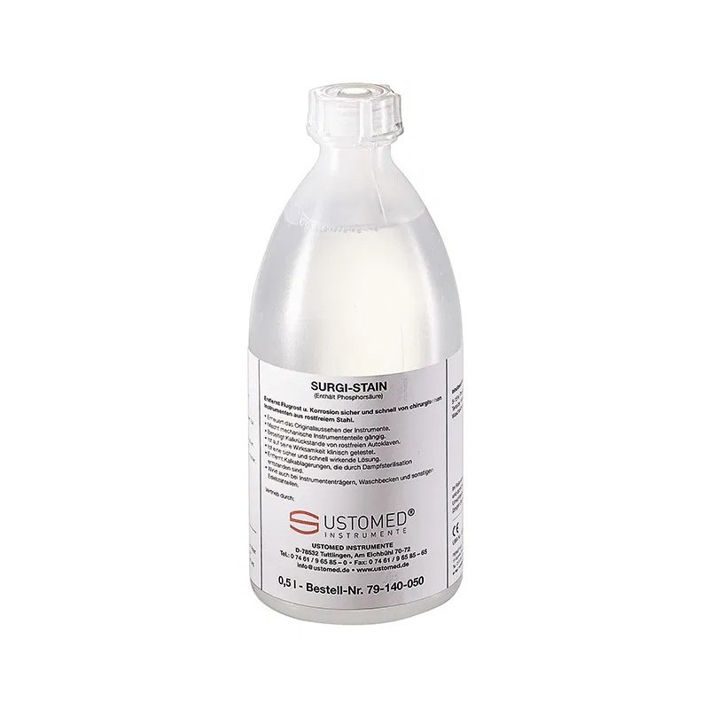 [79-140-050] Ustomed - SURGI-STAIN corrosion-ex – Roest- en corrosieverwijderaar voor instrumenten (500 ml)