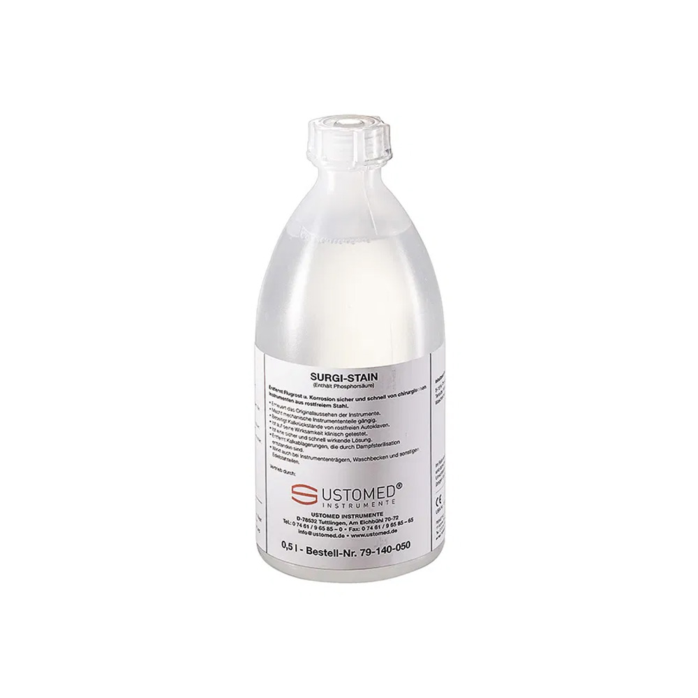 [79-140-050] Ustomed - SURGI-STAIN corrosion-ex – Roest- en corrosieverwijderaar voor instrumenten (500 ml)