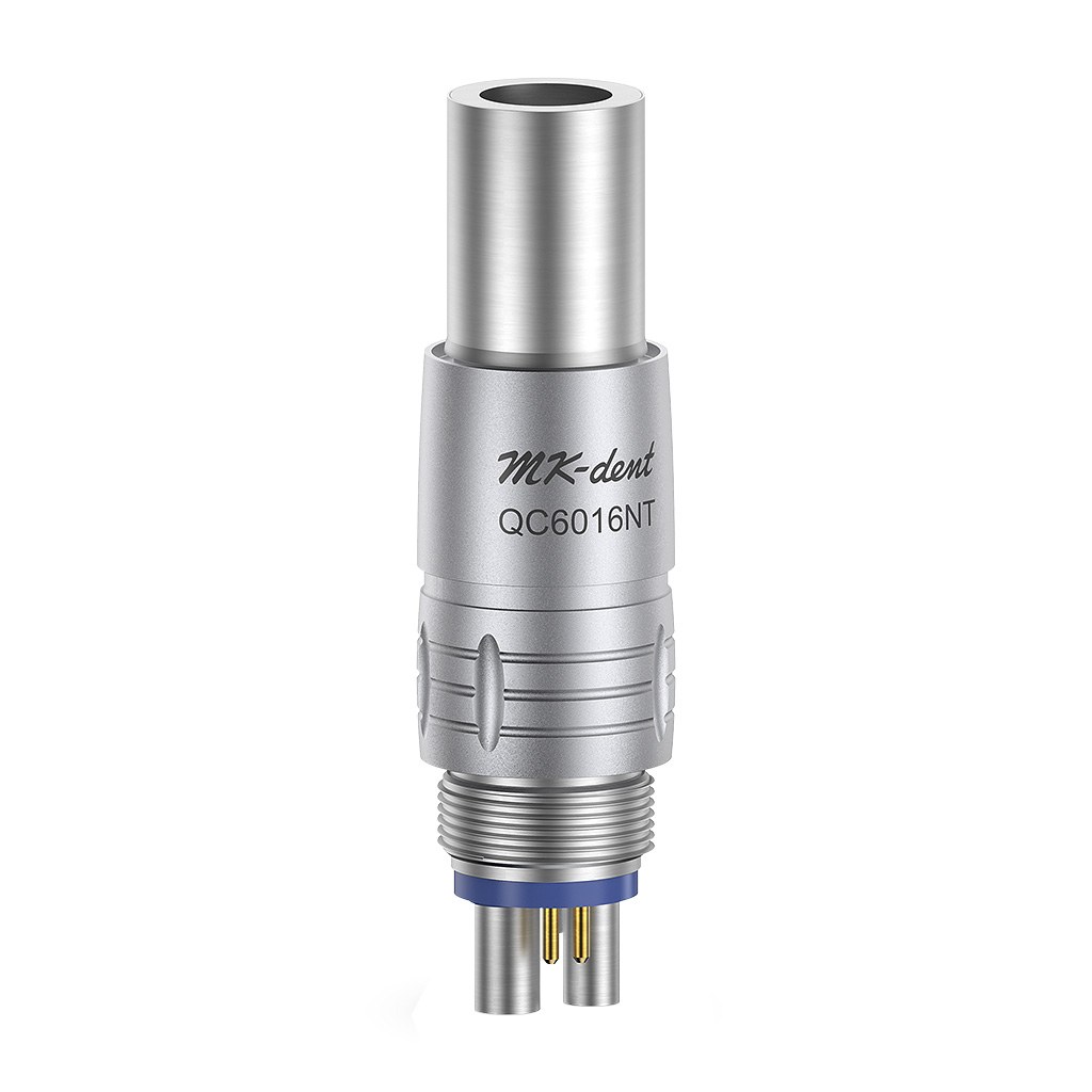MK-dent QC6016NT snelkoppeling, NSK, LED-licht, chroomcoating, 6-gats