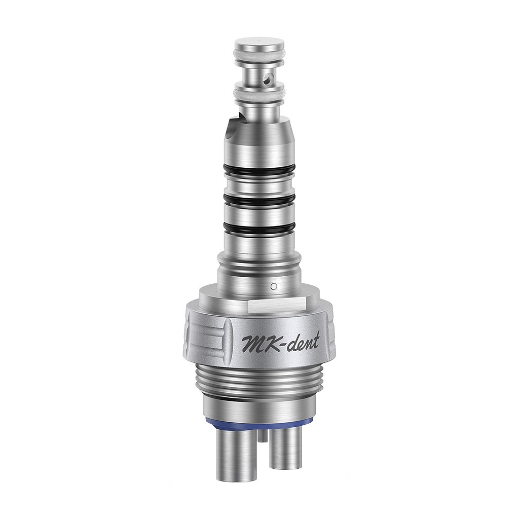 MK-dent QC4014K snelkoppeling, KaVo, zonder licht, chroomcoating, 4-gats