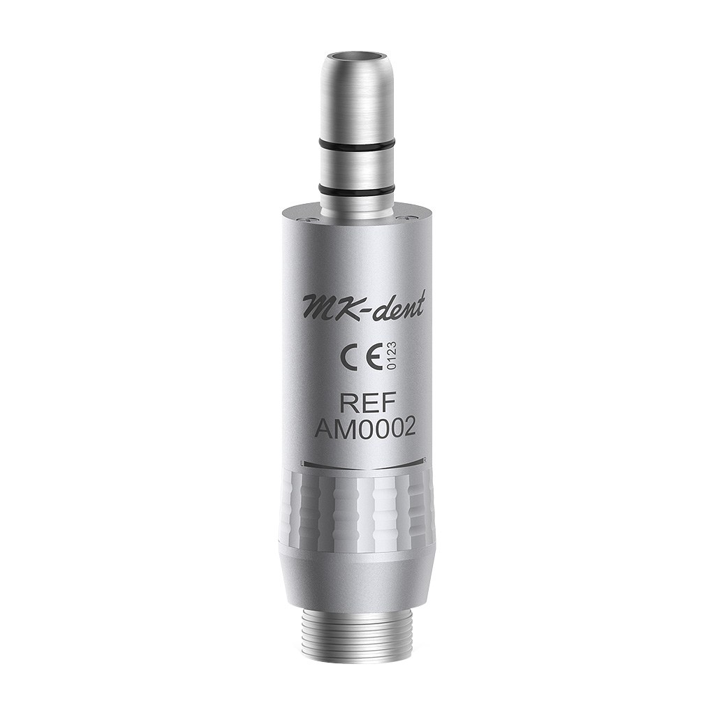 MK-dent AM0002 luchtmotor, zonder spray, chroomcoating, 2-gats