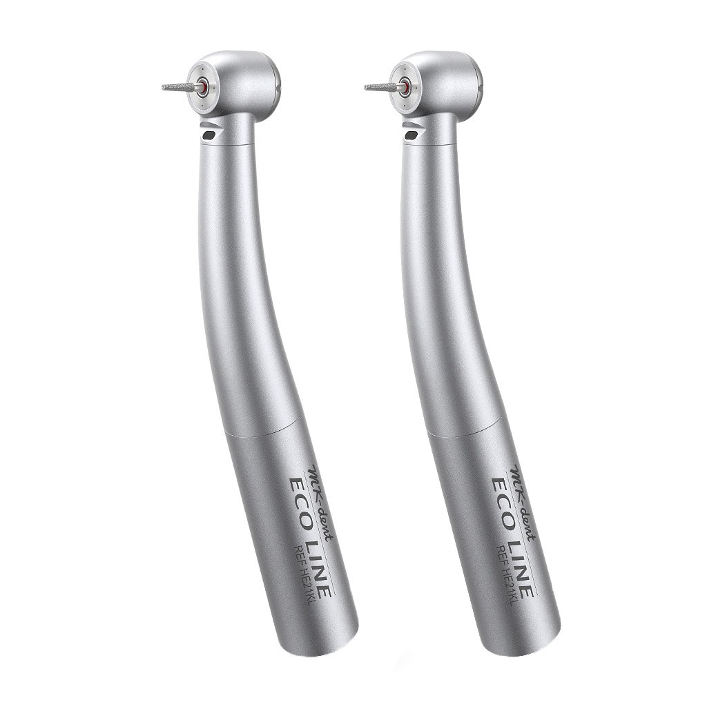 [VP-HE21KL] MK-dent Double Pack HE21KL, 2× turbine Eco Line, standaardkop, licht, KaVo-koppeling