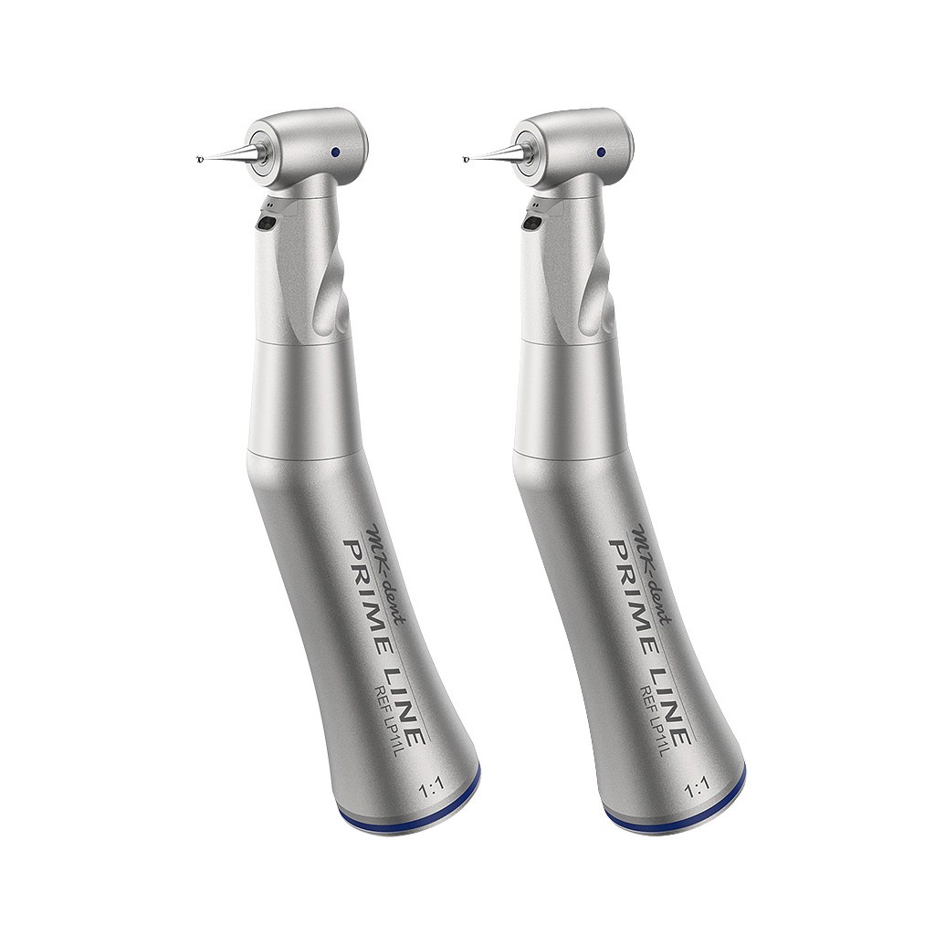 MK-dent Double Pack LP11L, 2× hoekstuk Prime Line, 1:1, CA-boren, glasvezellicht
