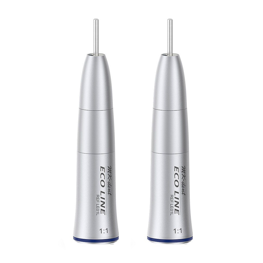 [VP-LE01L] MK-dent Double Pack LE01L, 2× handstuk Eco Line, 1:1, HP-boren, glasvezellicht