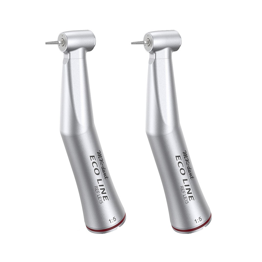 [VP-LE15] MK-dent Double Pack LE15, 2× hoekstuk Eco Line, 1:5, FG-boren, zonder licht