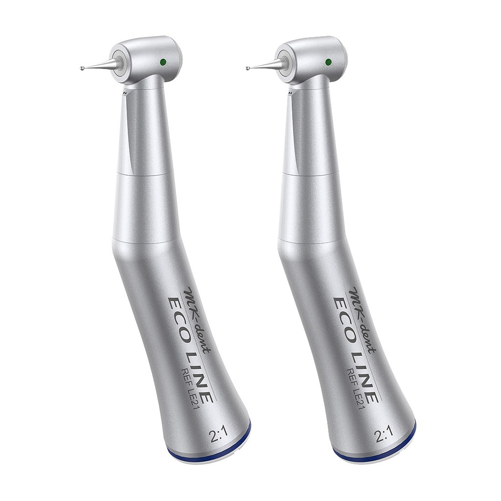 MK-dent Double Pack LE21, 2× hoekstuk Eco Line, 2:1, CA-boren, zonder licht