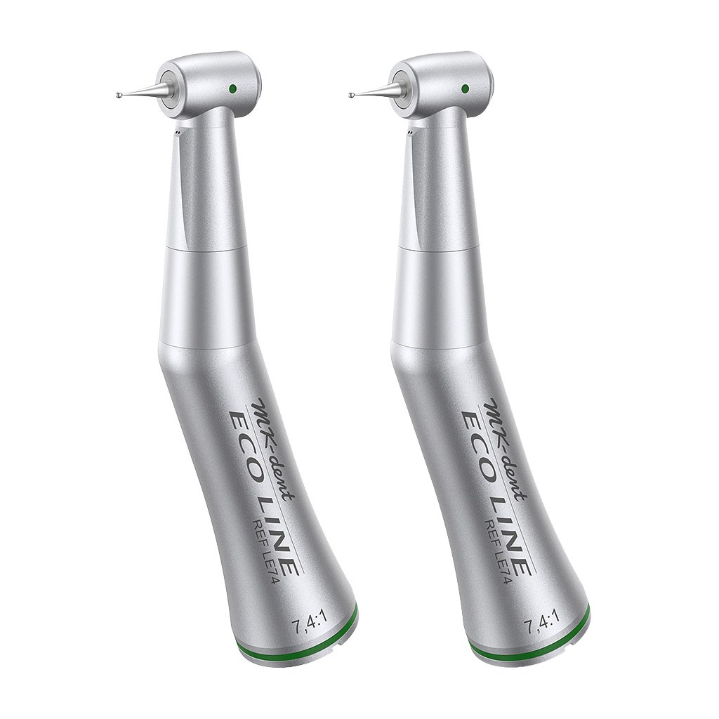 [VP-LE74] MK-dent Double Pack LE74, 2× hoekstuk Eco Line, 7,4:1, CA-boren, zonder licht
