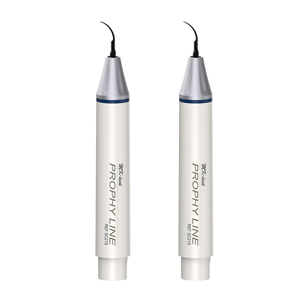 MK-dent Double Pack SC21S, 2× Prophy Line scalerhandstuk, Satelec F 12 281, zonder licht