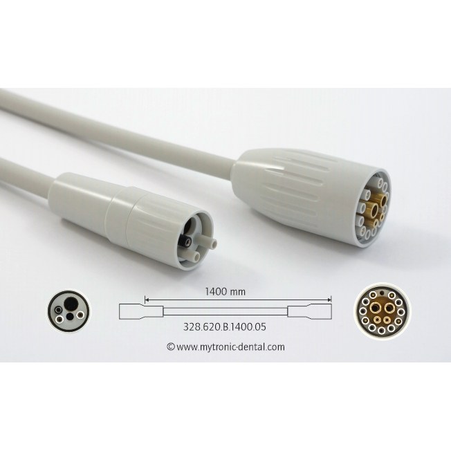 Mytronic scalerslang voor EMS/Satelec/Siroson L/Sirosonic L lightscaler, 1400 mm, originele huls grijs