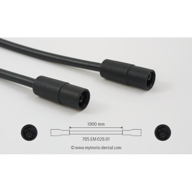 Mytronic scalerslang voor EMS scaler, 1800 mm, zwart, alternatief voor EMS EM-028